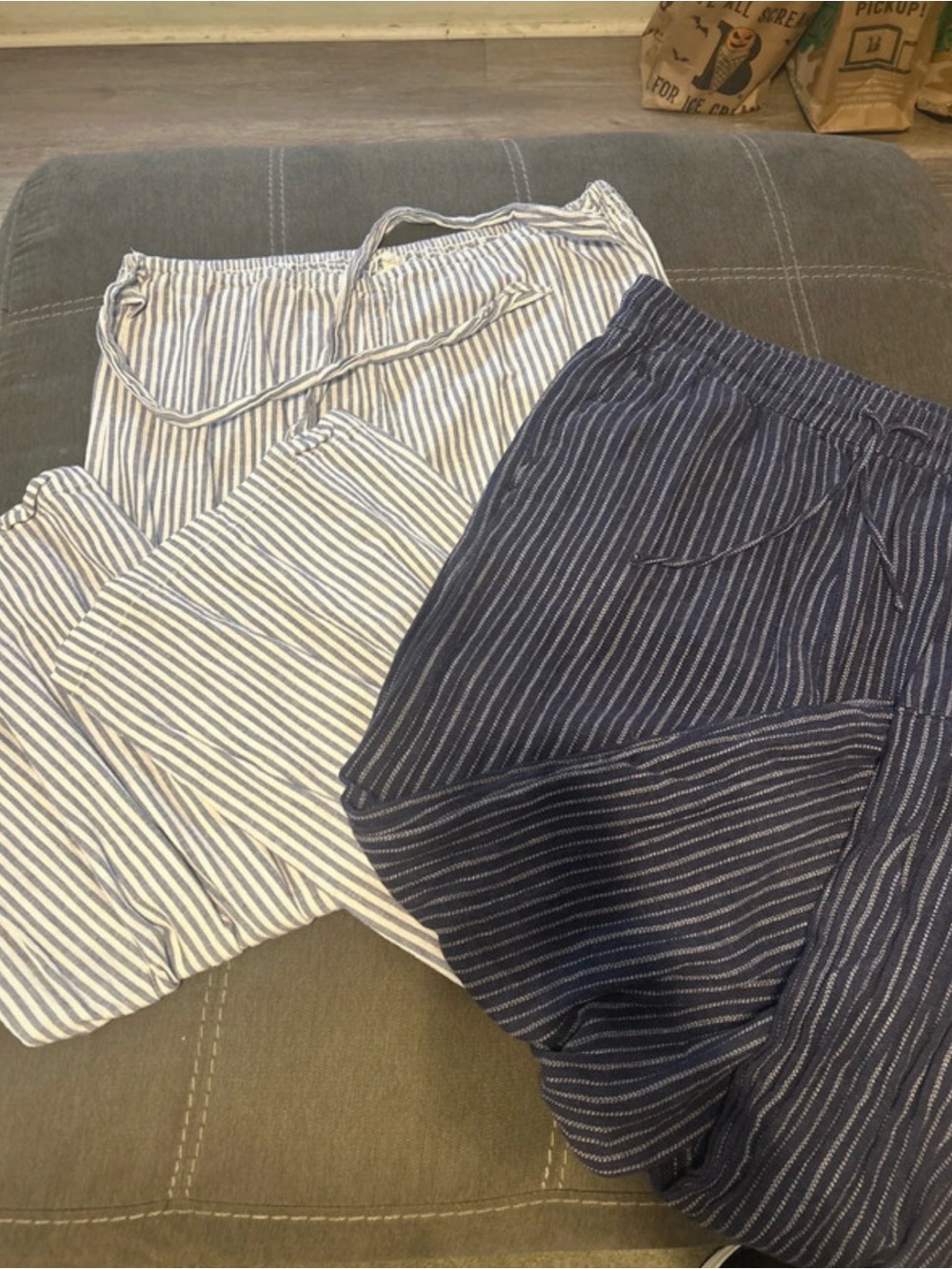 Bundle of (2)pants 100%cotton (1) Beach lunch lounge(2)Time&True XL